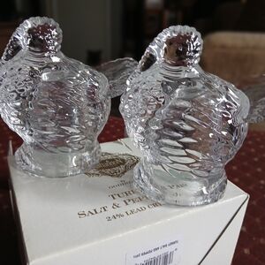 Godinger Clear Glass Turkey Shakers